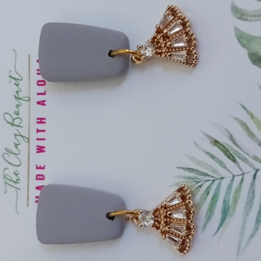 NEW Handmade Fan Earrings